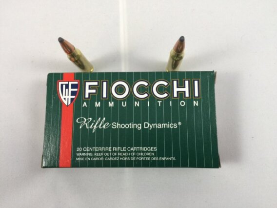 FIOCCHI AMMUNITION 308 WIN 165 GRAIN, INLCKBTSP, BOX OF 20, FIO-308D