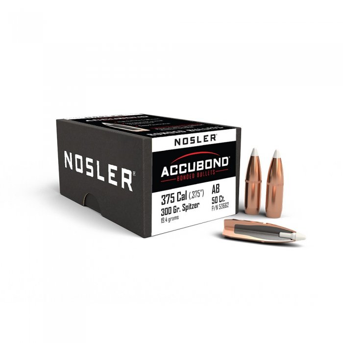 375 CALIBER 300GR ACCUBOND BULLET (50CT) - NOS-53662 - Western Metal Inc.