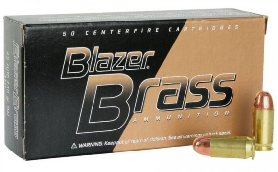 CCI Blazer Brass 45 ACP Ammunition, 230 GR, FMJ, 1000 ROUNDS, CCI-5230
