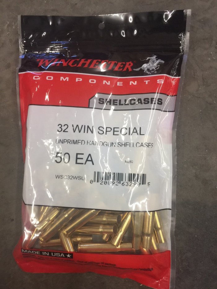 32 WINCHESTER SPECIAL, NEW WINCHESTER BRASS, BAGS OF 50, WINU32SPL-50 -  Western Metal Inc.