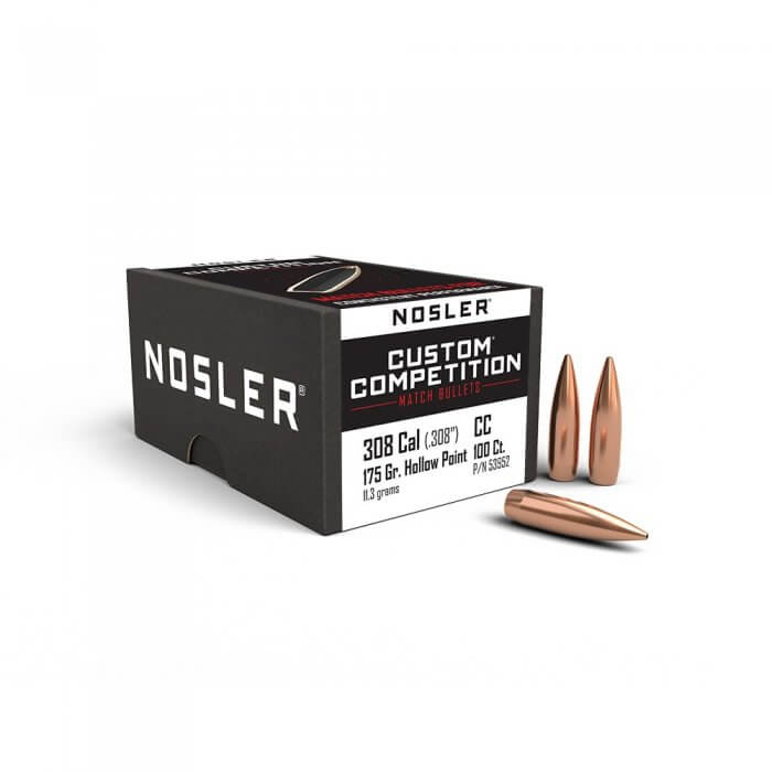 30 CALIBER 175GR HPBT CUSTOM COMPETITION® BULLET (100CT) NOS-53952 ...