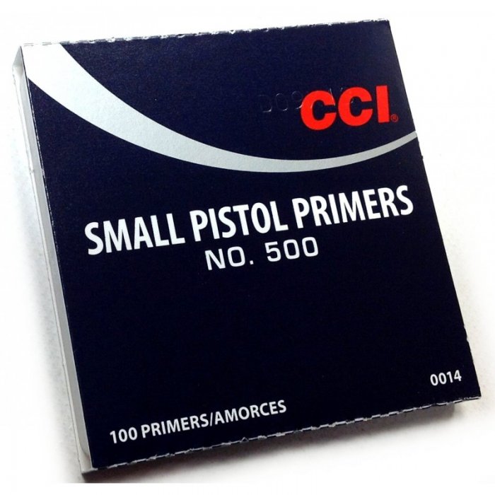 SMALL PISTOL PRIMERS, CCI, 1000 PER BOX, CCI-500 – Western Metal Inc.