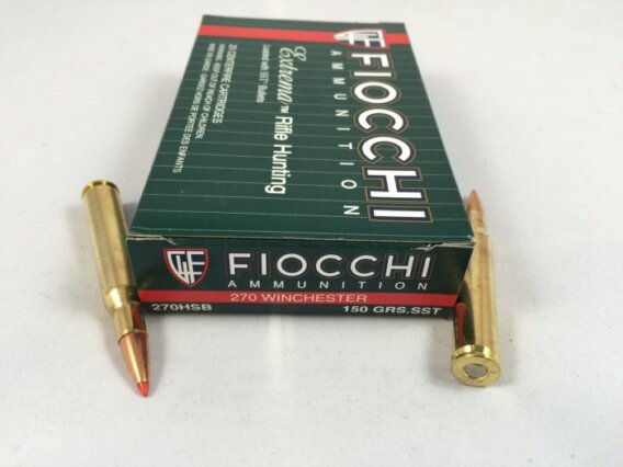 FIOCCHI AMMUNITION 270 WIN 150 GRAIN, SST, BOX OF 20, FIO-270HSB