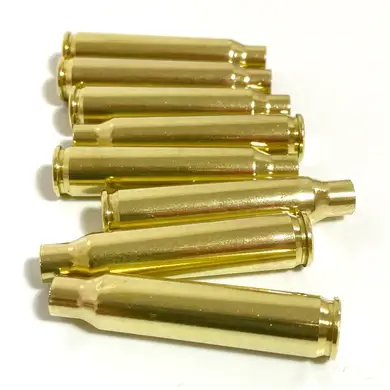 223REM POLISHED, FIRED BRASS, BAGS OF 2500, WESTERN MUNITIONS, BR