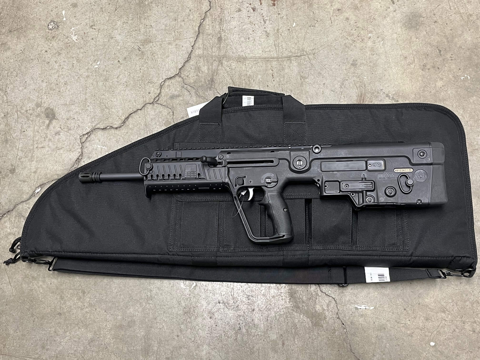 IWI X95 RIFLE .223 REM 18.6” BARREL BLACK FIWIX95223B Western