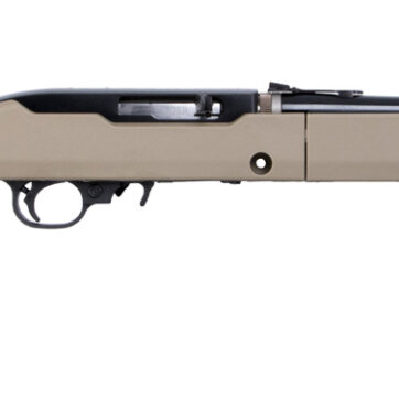 Ruger 31138 10/22 Takedown Semi-Auto Rifle, 22 LR, 16.4" Bbl, Satin Blued finish, Flat Dark Earth Magpul Backpacker Stock, 10 Rnd, 0604-2447
