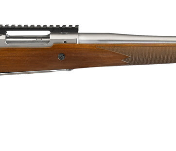Ruger 57108 Hawkeye Hunter Bolt Rifle, 30-06 SPRG, 22" BBL, Walnut, S/S, Pic Rail, 4 rd, 0604-2320