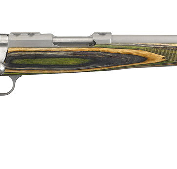 Ruger 7219 77/17 Bolt Action Rifle, 17 WSM Rimfire, Green Mtn Laminate Stk, S/S 18.5" BBL, 6 rd Rotary, Threaded, 0604-2306