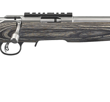 Ruger 8369 American Rimfire Bolt Rifle 17 HMR 18" S/S Threaded BBL, BLK Laminate Stk, 9 rd, 0604-2229