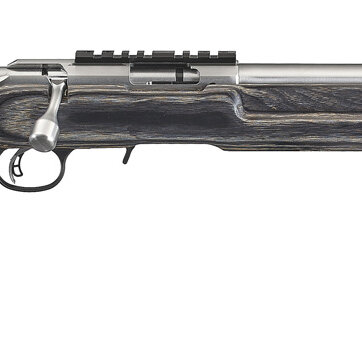 Ruger 8366 American Rimfire Bolt Rifle 22 LR 18" S/S Threaded BBL, BLK Laminate Thumbhole Stk, 10 rd, 0604-2226