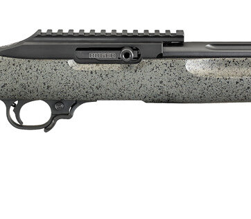 Ruger 31120 10/22 Custom Shop Competition Semi-Auto Rifle 22 LR, 16.12" Bbl, 10 Rnd, No Sights, Black/Gray Lam, 0604-2225