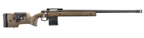 Ruger 47184 Hawkeye Long Range Target Bolt Action Rifle, 6.5 Creed, 26" Bbl, Speckled Brown Laminated Stock, 10+1 Rnd, 0604-2197