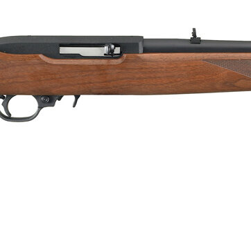 Ruger 1102 10/22 Sporter Semi Auto Rifle 22 LR, RH, 18.5 in, Satin Black, Wood Stk, 10+1 Rnd, 0604-0075