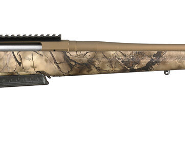 Ruger 36948 American Bolt Action Rifle, 7MM PRC, 24" Cerakote Bronze Bbl, Go Wild Camo Stock, 3+1 Rnd, 0604-2486