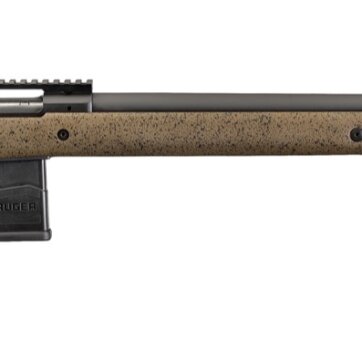 Ruger 57123 Hawkeye Long Range Target Bolt Action Rifle, 308 Win, 26" Bbl, Black, Speckled Brown Stock, 10+1 Rnd, 0604-2347