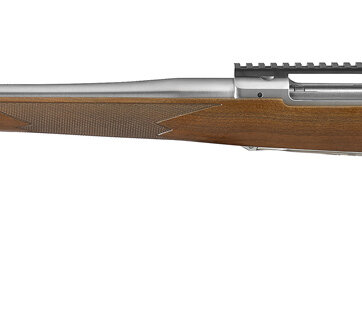 Ruger 57121 Hawkeye Hunter Bolt Action Rifle, Left Hand, 300 Win Mag, 24" Bbl, Stainless, Walnut Stock, 3+1 Rnd, 0604-2346