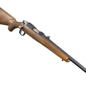 Ruger 7416 77/44 Bolt Action Rifle, 44 Mag, 18.5" Bbl, Blued, Walnut Stock, Threaded, Thread Protector, 4+1 Rnd, 0604-2350