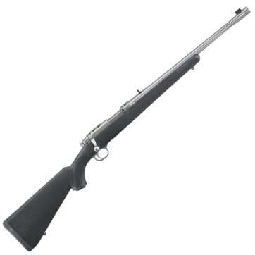 Ruger 7417 77/44 Bolt Action Rifle, 44 Mag, 18.5" Bbl, Stainless, Synthetic Stock, Threaded, Thread Protector, 4+1 Rnd, 0604-2351