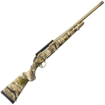 Ruger 36923 American Bolt Action Rifle, 243 Win, 16.1" Cerakote Bronze Bbl, Go Wild Camo Stock, 4+1 Rnd, 0604-2345