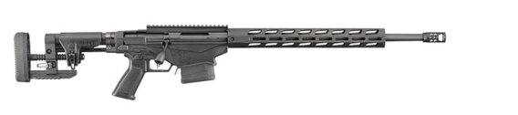 Ruger 18048 Precision Bolt Action Rifle, 6.5 Creed, 24" Bbl, Black, 10rd, Adj Stk, M-LOK Handguard, Ambi Safety, Hybrid Muzzle, 0604-2160
