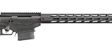 Ruger 18047 Precision Bolt Action Rifle, 308 Win, 20" Bbl, Black, 10rd, Adj Stk, M-LOK Handguard, Ambi Safety, Hybrid Muzzle, 0604-2159
