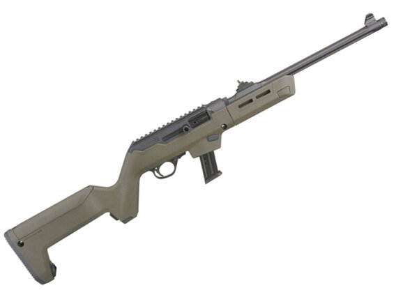 Ruger 19138 PC Carbine Semi-Auto Rifle 9mm, 18.62" Bbl, OD Green Magpul PC Backpacker Stock, 10 Rnd, 0604-2463