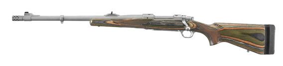 Ruger 47124 Guide Gun Bolt Action Rifle 375 , LH, 20 in, Matte, Wood Stk, 3+1 Rnd, LC6 Trgr, 0604-1561