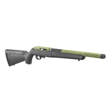 Ruger 21155 10/22 Takedown Lite Semi-Auto Rifle 22 LR, 16.12" Bbl, 10 Rnd, Black Syn Stock, Green Alloy Barrel, 0604-2095