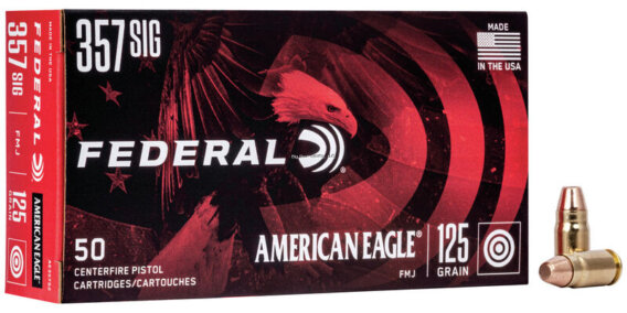 FEDERAL AMERICAN EAGLE .357 SIG 125GR AE-AE357S2