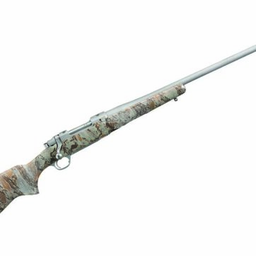 Ruger 47166 Hawkeye FTW Hunter Bolt Action Rifle, RH, 375 RUG, 24"BBL, 4 Rd, Natural Gear Camo Laminate, Ruger Muzzle Break System, 0604-1854