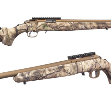 Ruger 8374 American Rimfire Bolt Action Rifle, 17 HMR, 18" Bbl, Bronze Cerakote Finish, Go Wild Stock, 9+1 Rnd, 0604-2279