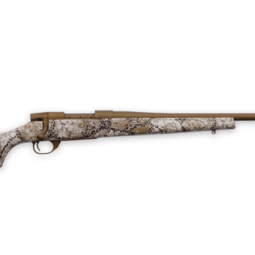 Weatherby VAP270NR4O Vanguard Badlands Bolt Action Rifle, 270 WIN, 24" Bbl, Badlands Camo Stock, Burnt Bronze Cerakote, 4103-0947