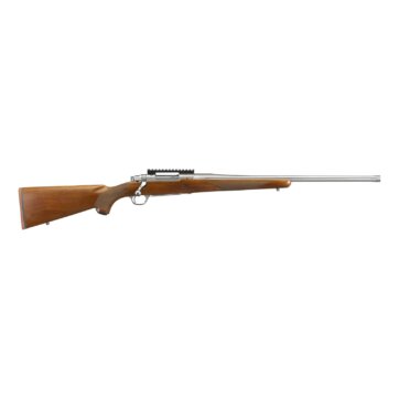 Ruger 57105 Hawkeye Hunter Bolt Action Rifle, 6.5 PRC, 22" Bbl, Stainless, Walnut Stock, 3+1 Rnd, 0604-2358