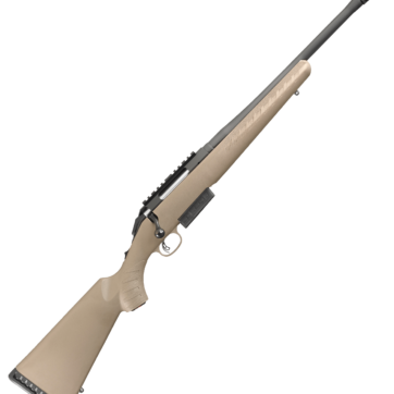 Ruger 16950 American Ranch Bolt Action Rifle, 450 Bushmaster, 16.12" BBL., Flat Dark Earth Synthetic Stock, 3-Round, 0604-2001