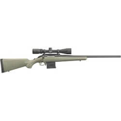 Ruger 26952 American Bolt Action Rifle Combo, 204 Ruger, 22" Bbl, 10+1 Rnd AR-Style Mag, Moss Green Syn Stock, Vortex 4-12x44 Scope, 0604-2149