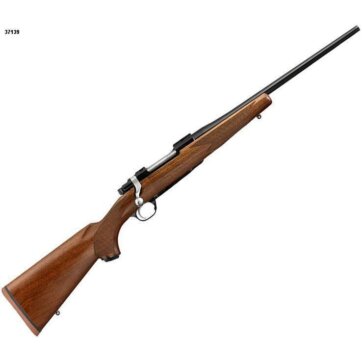 Ruger 37139 Hawkeye Compact Bolt Action Rifle 308 WIN, RH, 16.5 in, Satin Blued, Wood Stk, 4+1 Rnd, LC6 Trgr, 0604-1328
