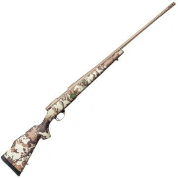 Weatherby VFN306SR6B Vanguard First Lite Bolt Action Rifle, 30-06 SPR, 26" Fluted Bbl w/Brk, First Lite Camo Stock, Fusion FDE Cerakoted, 4103-0939