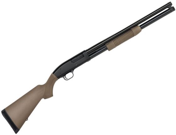 Mossberg 31048 Maverick 88 Pump Shotgun 12 ga, 3″, 20″ Bbl, 8 shot, FDE Synthetic, 6 Rnd, 0902-1527