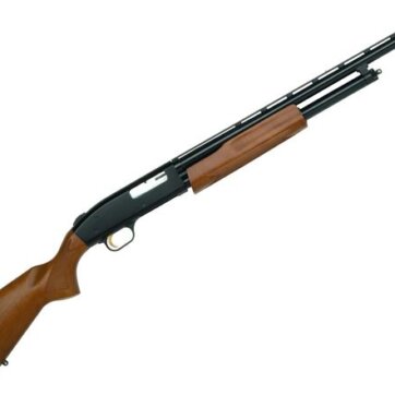 Mossberg 54132 500 Bantam Pump Shotgun 20 GA, RH, 22 in, Blue, Wood, 5+1 Rnd, Accu-Set, Vent Rib, 3 in, 0902-0279