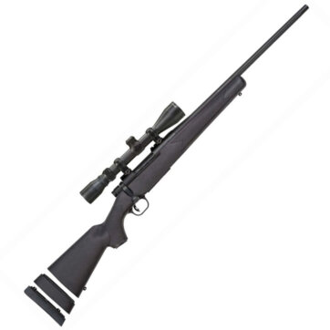 Mossberg 27853 Patriot Youth Bolt Action Rifle 7MM-08 REM, RH, 20 in, Blue, Syn Stk, 5+1 Rnd, LBA Adj Trgr, 0902-1255