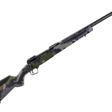 Savage 58021 110 Ultralite Camo 30-06 Spfld 22 in Black Carbon Fiber BBL, Camouflage Savage Woodland Camo Synthetic Stock, 0685-2639