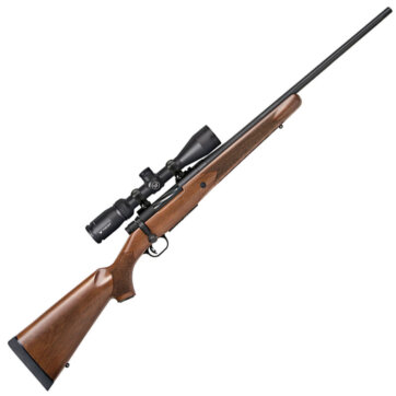 Mossberg 28124 Patriot Bolt Action Rifle, 300 Win Mag, 24" Threaded Bbl, Walnut Stock, Vortex Crossfire 3-9x40 Scope, 3+1 Rnd, 0902-1725