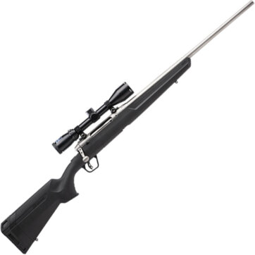 Savage 57541 AXIS II XP Stainless Bolt Action Rifle, 350 Legend, 18" BBL, BLk Syn Stock, 4+1 Rnd, 3-9x40 Banner Scope, Accu-Trig., 0685-2260