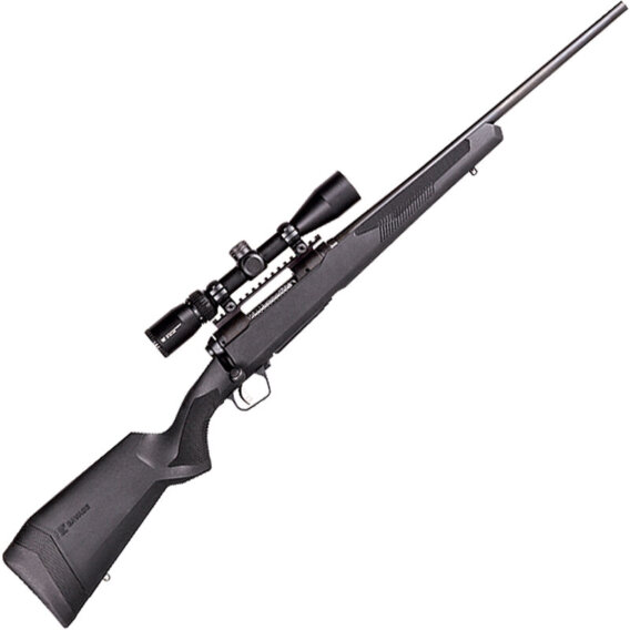 Savage 57595 110 Apex Hunter XP Bolt Action Rifle, 6.5 PRC, Blk Syn. Stock, 24 In. Barrel, AccuTrigger, Vortex 3-9X40 Scope, 0685-2353