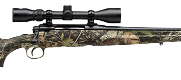 Savage 57475 Axis XP Compact Bolt Action Rifle, 6.5 Creed., 20" Bbl, Matte Blk, Mossy Oak New Breakup Stock, 3-9x40 Scope, 4+1 Rnd, 0685-2405