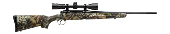 Savage 57475 Axis XP Compact Bolt Action Rifle, 6.5 Creed., 20" Bbl, Matte Blk, Mossy Oak New Breakup Stock, 3-9x40 Scope, 4+1 Rnd, 0685-2405