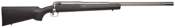 Savage 18671 12 LRPV Left Port Bolt Action Rifle 6MM NORMA, RH, 26 in, Matte, Syn Stk, 1 Rnd, Accu-Trgr, 0685-1206