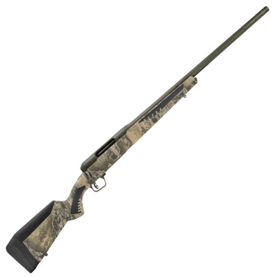 Savage 57738 110 Timberline Bolt Action Rifle, 6.5 Creed., 22" Bbl, OD Green, Fluted, Brake, Realtree Excape Camo Stock, 4+1 Rnd, 0685-2425