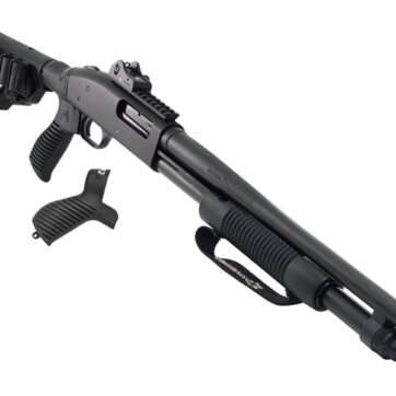 Mossberg 50696 590 Pump Shotgun, 12 GA, 20"Bbl, Flex Tactical Stock, 8+1 Rnd, 0902-1698