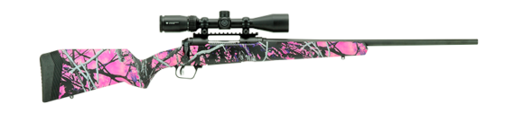 Savage 57337 110 Apex Hunter Muddy Girl Bolt Action Rifle 6.5 Creed, 24" Bbl Blk, Muddy Girl Camo Syn Lop Stock, 4 Rnd Dm, Vortex, 0685-2018